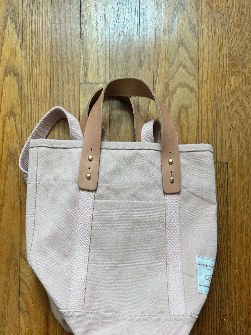 Immodest Cotton lunch tote